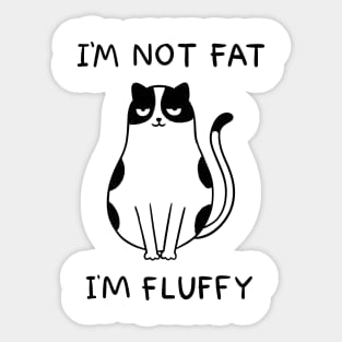 CAT FLUFFY Sticker